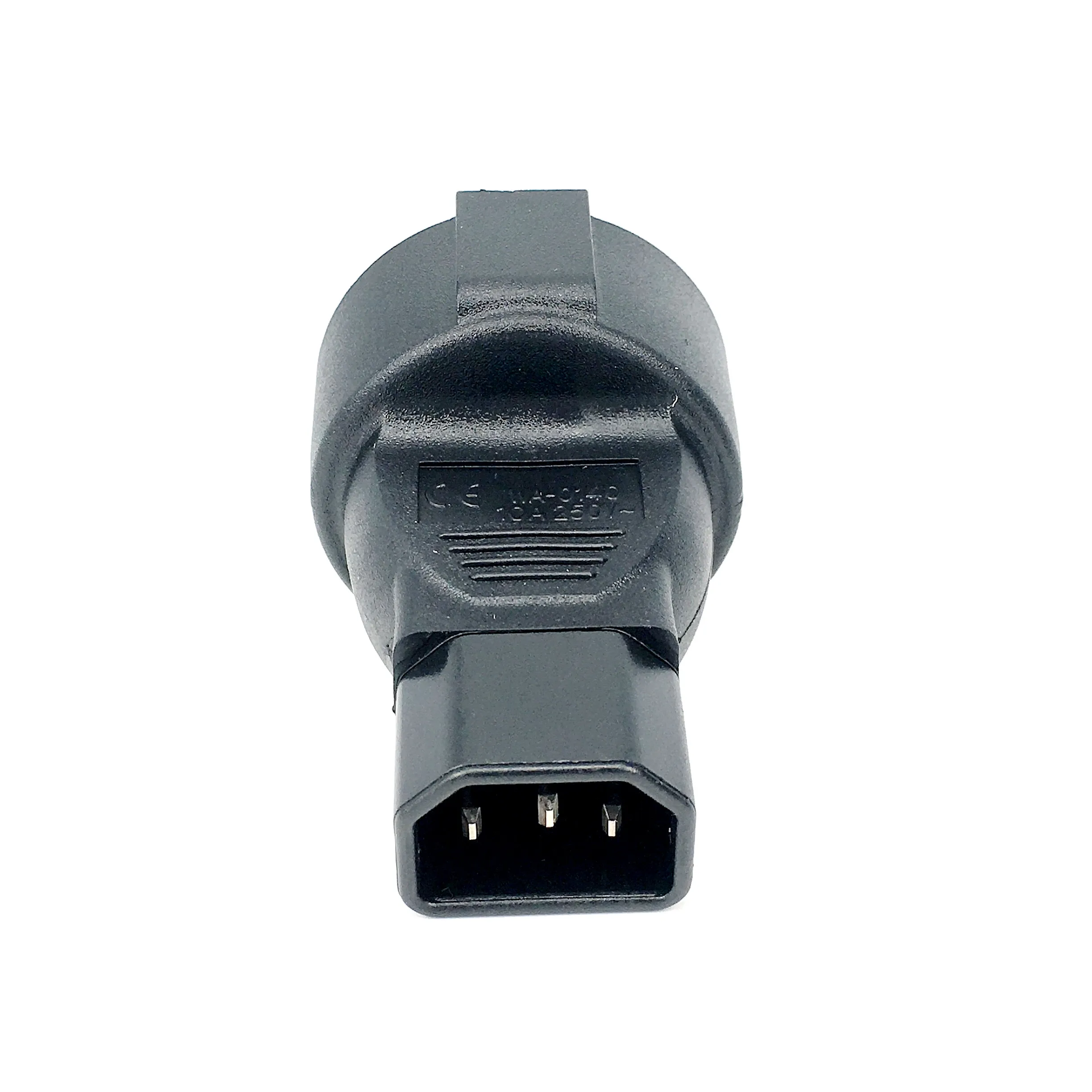 Power Adapter IEC320 C14 TO EU Adaptador De Tomada de Poder IEC 320 C14 a UE Europeu DA UE AC plug power converter UPS PDU Cabo