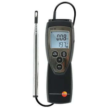 Best Testo425 Hotline Anemometer Handheld High-precision Digital LCD Digital Display Anemometer Temperature Measuring Instrument
