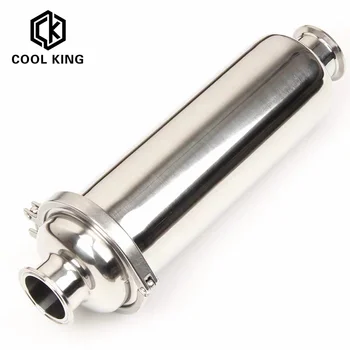 

Fit 2-1/2" 63mm Pipe OD 2.5" 77.5 Tri Clamp SUS 304 Stainless Steel In-line Filter Strainer Beer Brewing 100 Mesh