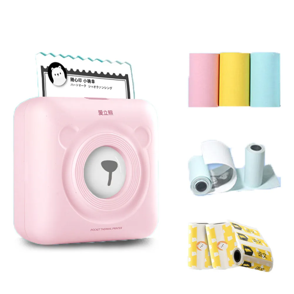 white peripage GOOJPRT photo printer for kid gifts mini printers