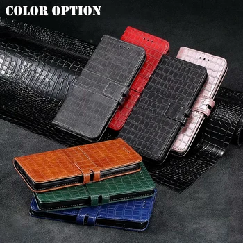 

Alligator Leather Case For Samsung Galaxy S20 Ultra S10 Note 10 Lite S9 S8 Plus S10E Flip Book Case Cover For Samsung Note 8 9
