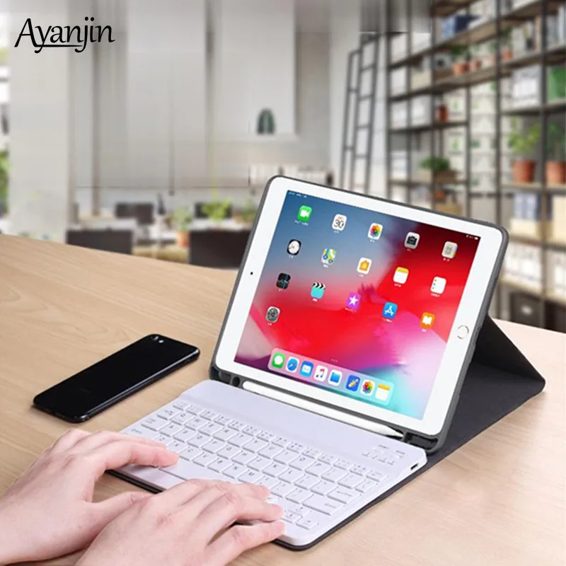 Чехол с клавиатурой Bluetooth для Apple iPad 10 2 2019 7-го поколения A2200 A2198 чехол клавиатуры