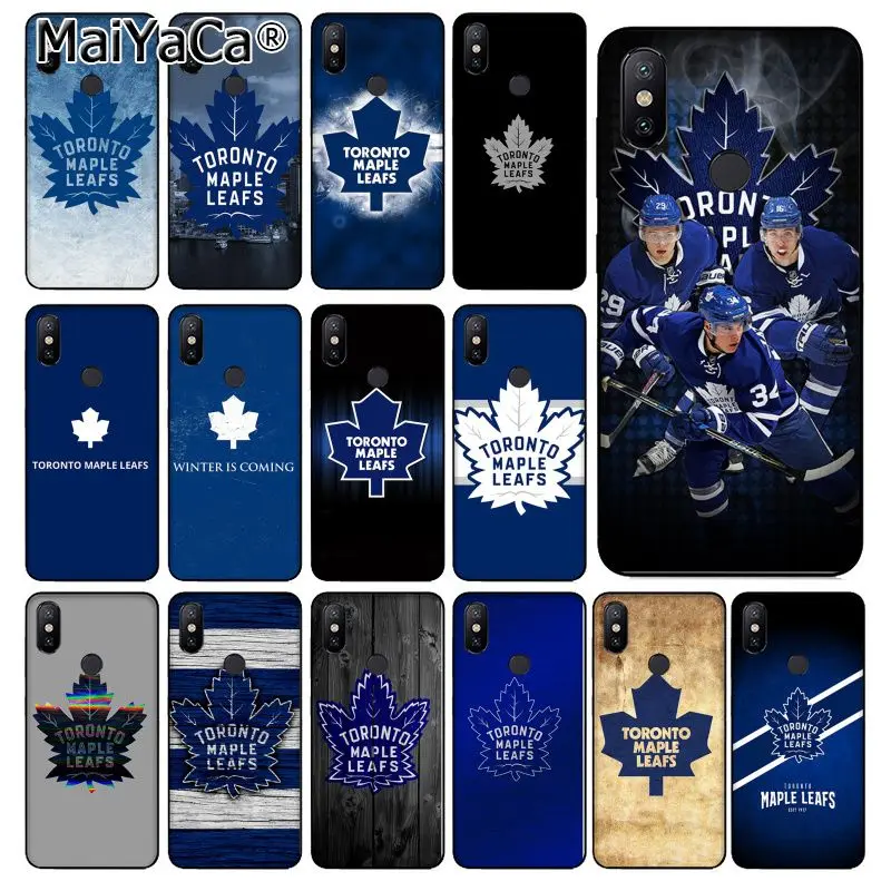 

MaiYaCa Toronto Maple Leafs TPU Soft Phone Case for xiaomi mi 6 8 se note2 3 mix2 redmi 5 5plus note 4 5 5 cover