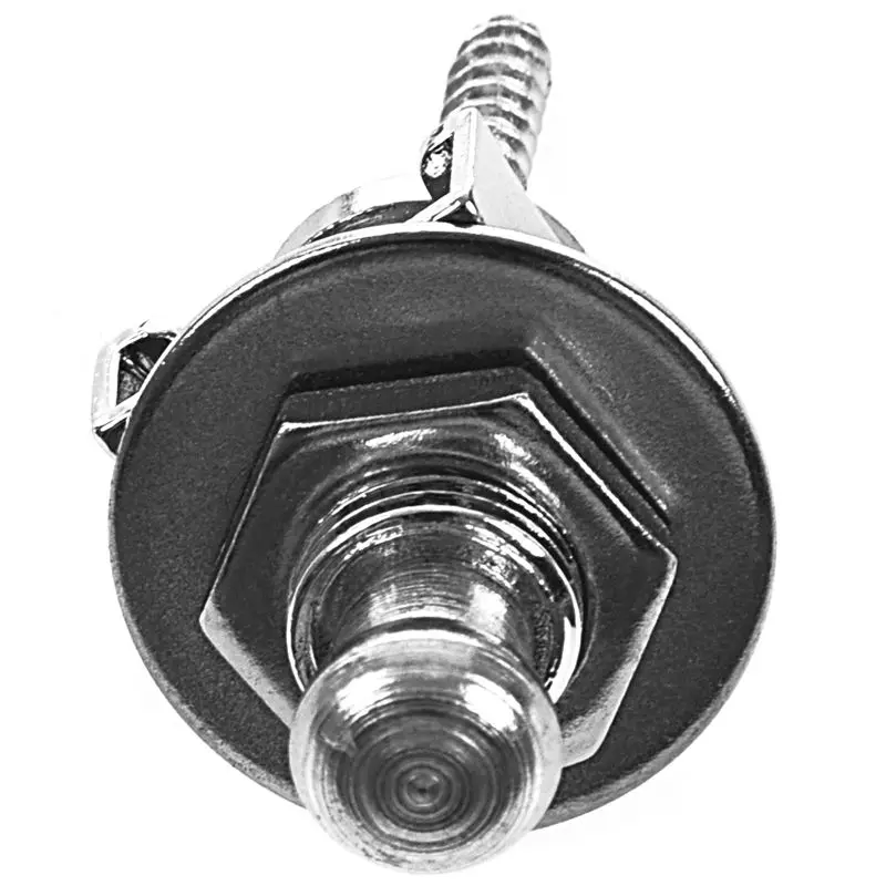 10x круглая головка гитарный Бас ремень замки Schaller-style Straplocks