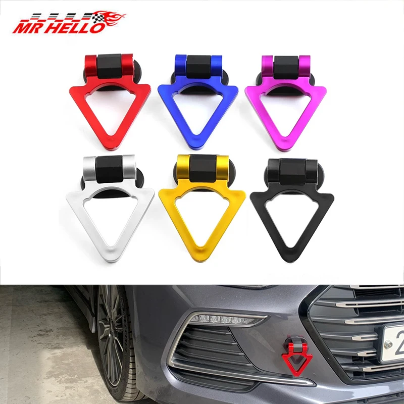 Universal ABS Bumper Car Sticker Adorn Car Simulation Tralier Tow Hook Kit car tow strap/tow ropes/Hook/Towing Bars rear tow hook trailer hook sticker tow strap car winch hook