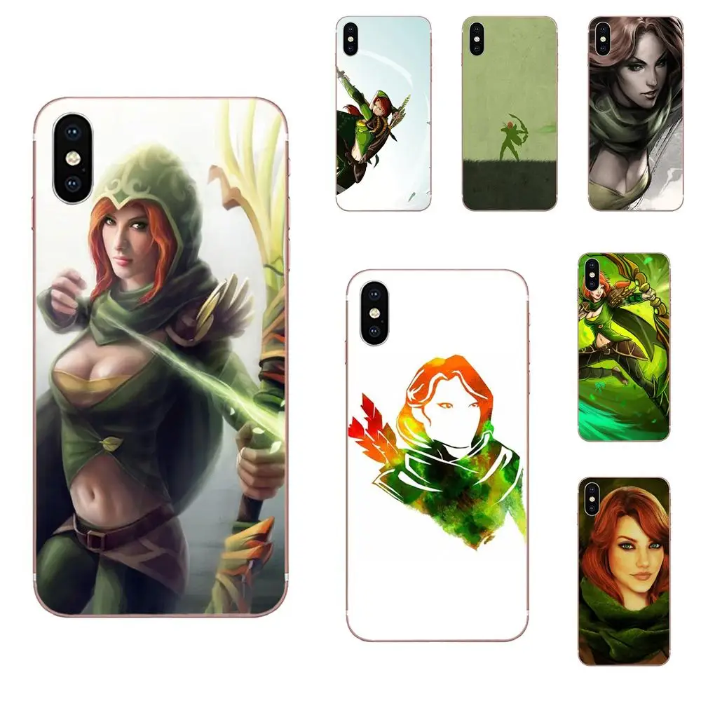 Чехлы для телефонов Xiaomi Redmi Mi 4 7A 9T K20 CC9 CC9e Note 7 9 Y3 SE Pro Prime Go Play Alleria Dota 2 Windrunner Heroes |