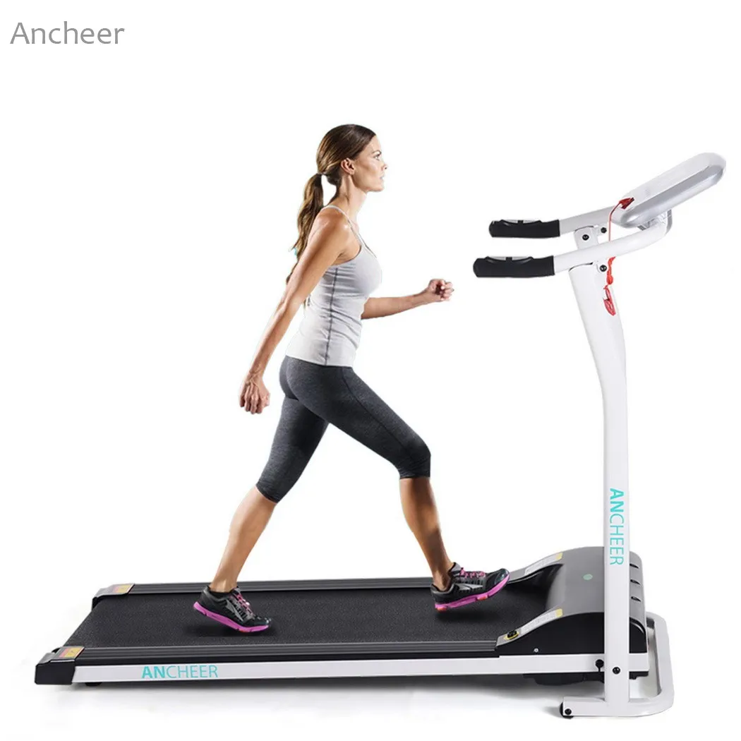 

ANCHEER New Electric Treadmill Mini Folding Electric Running Training Machine Fitness Treadmill Home EU US Plug Sports Fitness