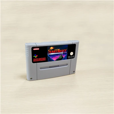 

Soul Blazer - RPG Game Card EUR Version English Language Battery Save