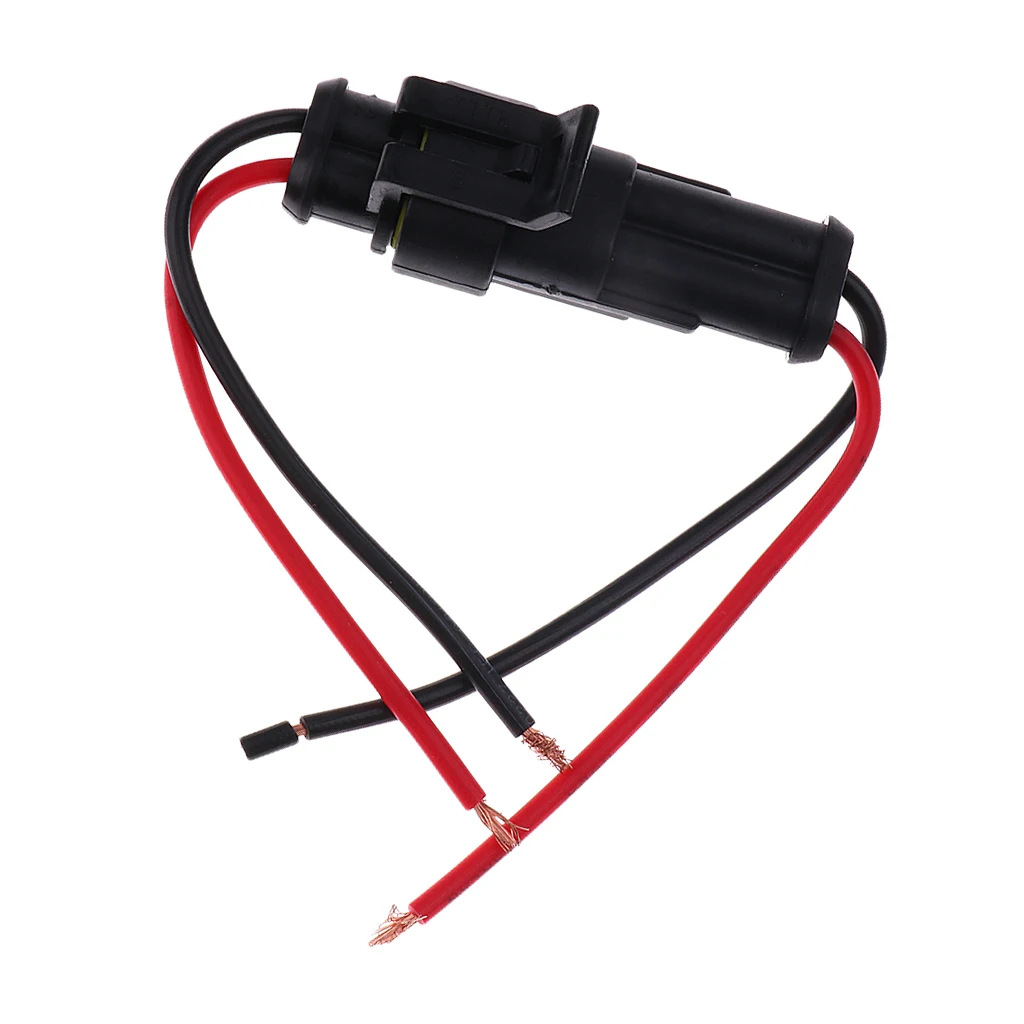 Easy Installation 10 Kits 2 Pin Car Wire Connector Plug Male Female Harness