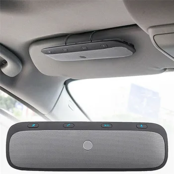 

Wireless bluetooth Handsfree Car Kit Wireless Audio Receiver Speaker Phone MP3 Music Player Sun Visor Clip For iPhone/Android