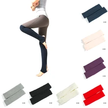 1 пара, женские гетры для девочек, Длинные чулки без подошвы, осенне-зимние танцевальные балетные колготки