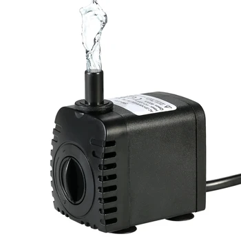 

600L/H 8W Submersible Water Pump for Aquarium Tabletop Fountains Pond Water Gardens Hydroponic Systems with 2Nozzles AC220-240V