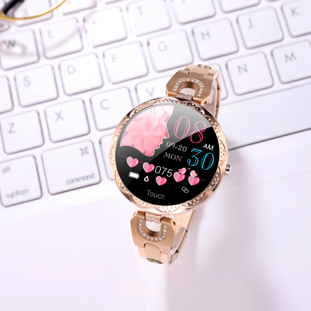 

RGTOPONE Elegant Ladies Smart Watch Physiological Cycle Remind Blood Pressure Fitness Pedometer Women health Wristband Bracelet