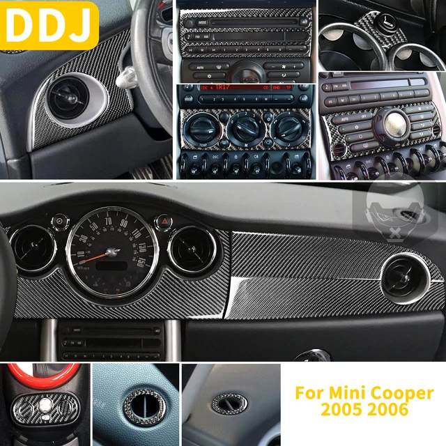 Glanz Schwarz Front Drehzahlmesser Abdeckung Aufkleber Für Mini Cooper S R50  R52 R53 Innen Auto Auto-Styling Zubehör - AliExpress