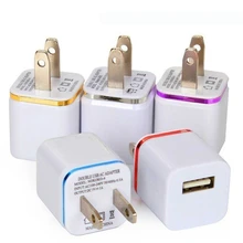 5 В, 1 А, универсальное USB зарядное устройство, дорожное настенное зарядное устройство, адаптер, портативное зарядное устройство для телефона, планшета, США, зарядное устройство для iPhone, iPad, 50 шт