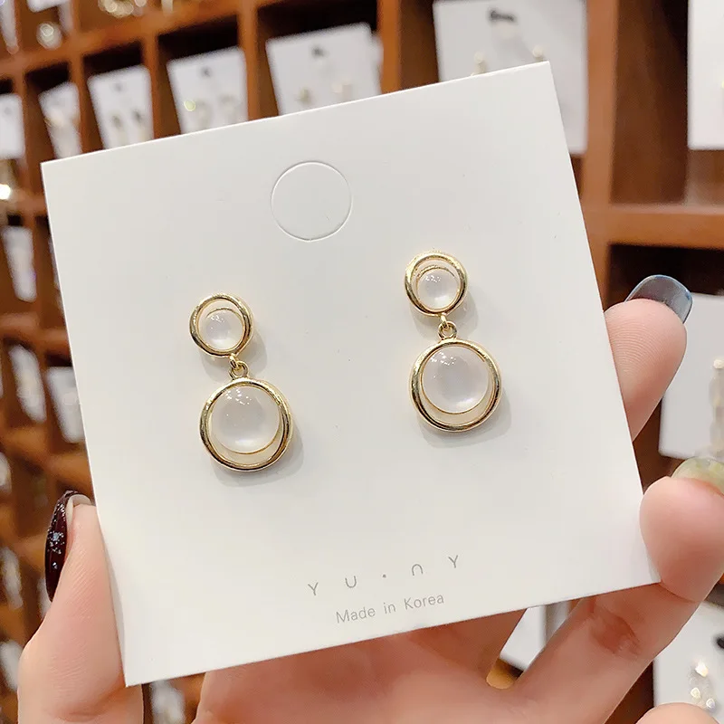 

Long earrings wholesale New stylish bohemian earrings with sophisticated rings in 2019 creoles d oreilles femme