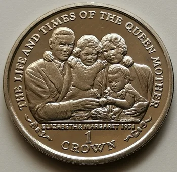 

38mm Isle of Man 2000 Krona Unc a 100% Real Original Coins Currency Coins Unc