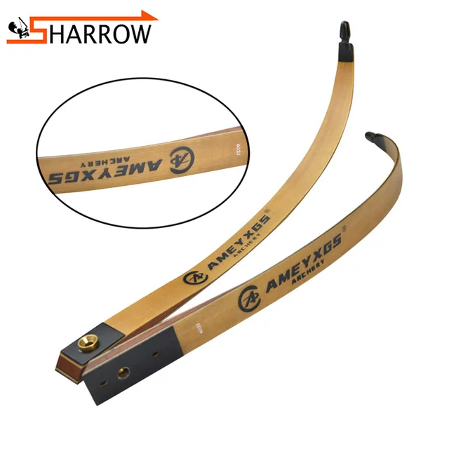 US $52.06 1pair 60inch Recurve Bow Limbs 50-55lbs Maple Laminate Bow Limb Right Hand Takedown Hunting Bow Acc