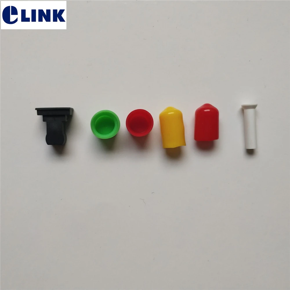 

200pcs SC dust cap for fiber optic adapter LC dust cover ST dust cap FC protective cover for ftth coupler free shipping