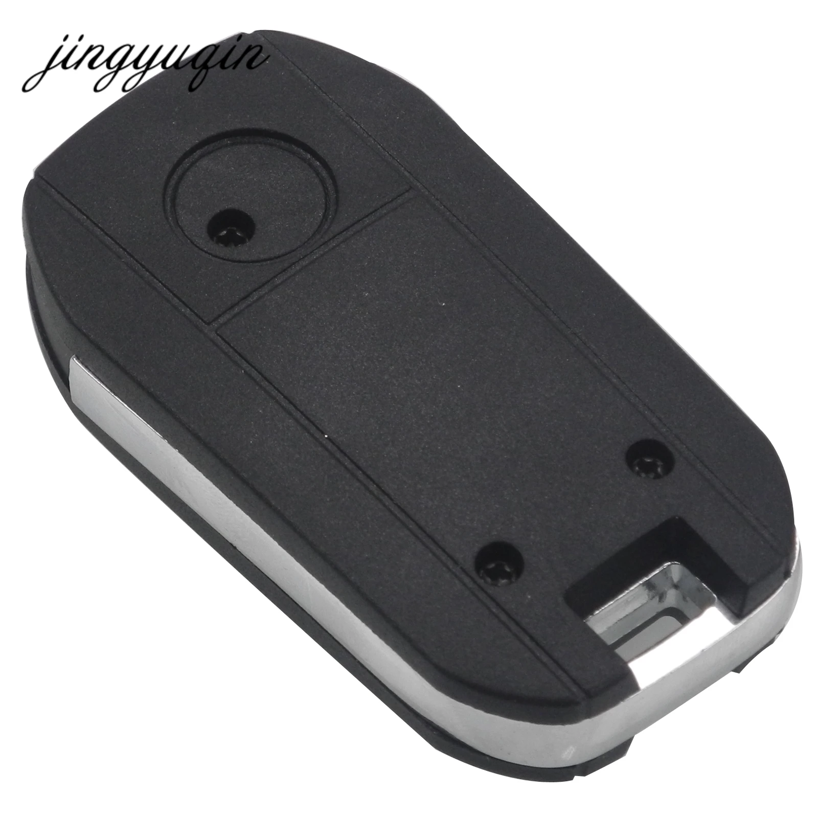 jingyuqin 10pcs/lot 2 Buttons Flip Remote Folding Car Key Case Shell For Vauxhall Opel Corsa Agila Meriva Combo Car Key Case