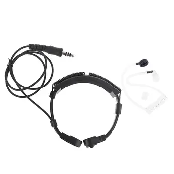 

Telescopic Heavy Duty -Tactical Throat Vibration Mic Headphone Headset R9CB