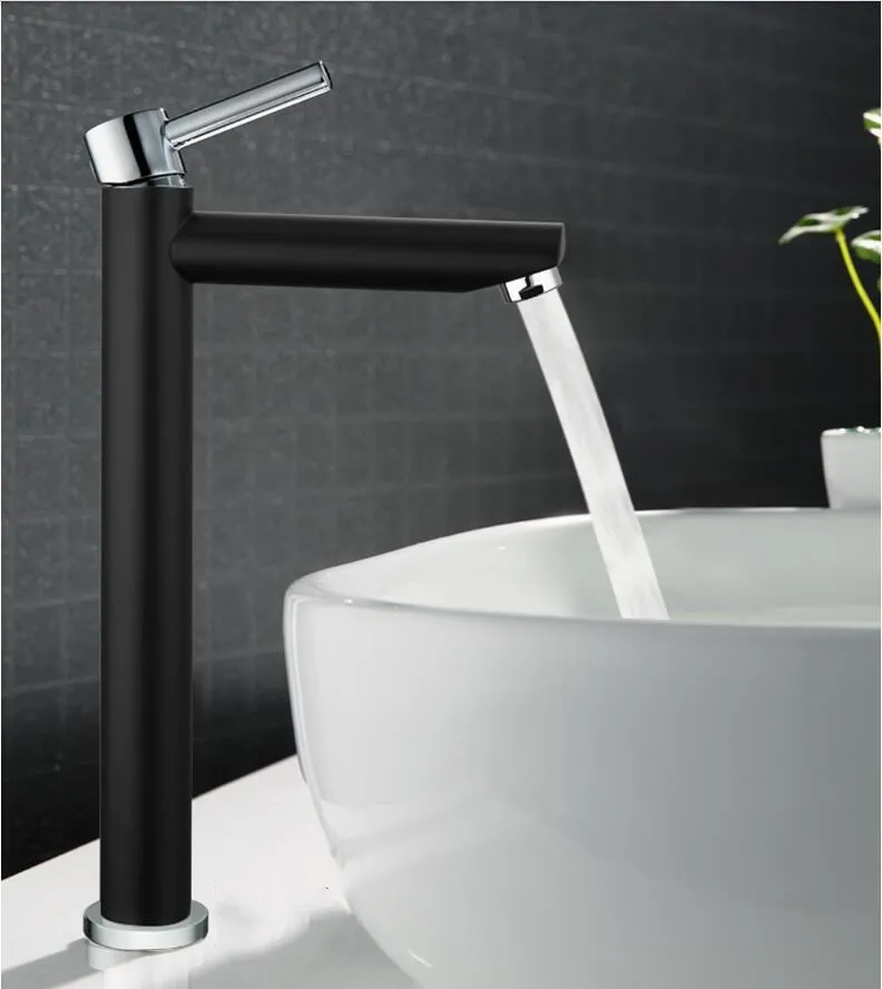 C Vidric Tall bath Sink faucet bathroom slim hot and cold Chrome/White/Gold basin water mixer tap bathroom sink faucet High Qualit - Color: C