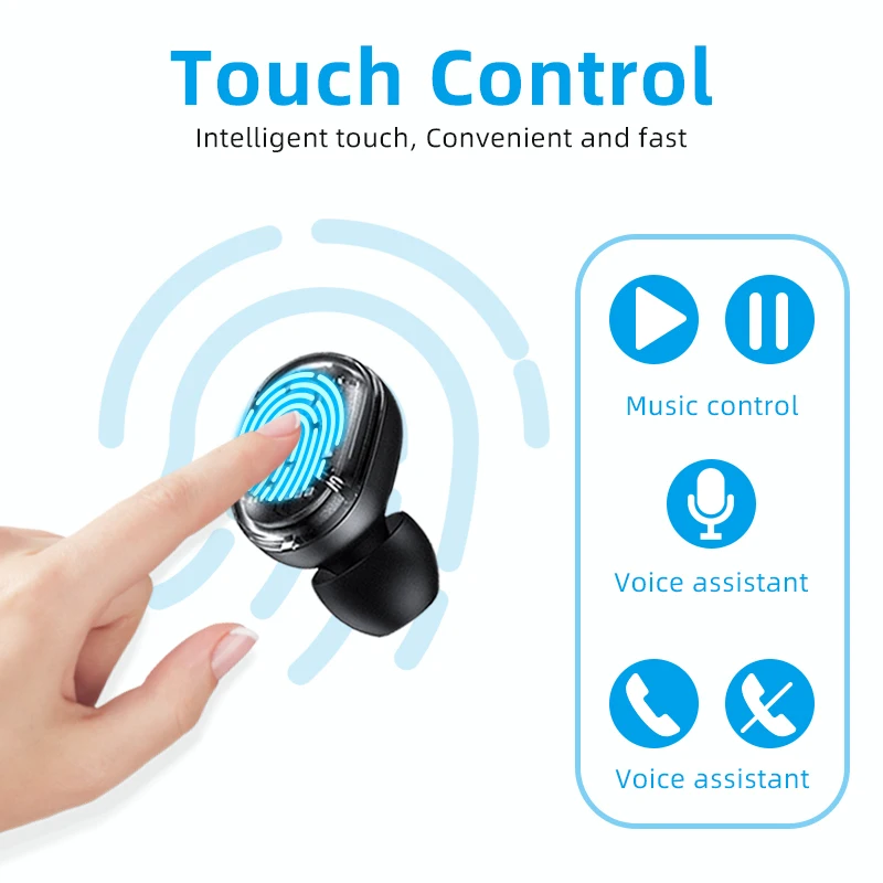 Bluetooth 5 0 беспроводные наушники TWS с шумоподавлением гарнитура для режима