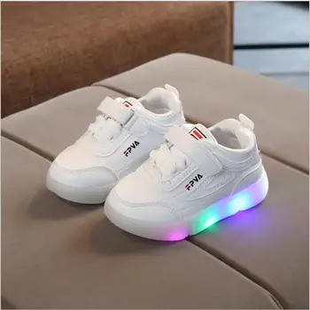 

New Children Shoes With Light Baby Boys Girls LED Light Up Shoes Kids Luminous Sport Shoes Glowing Sneakers Boys Girls Ligthed S