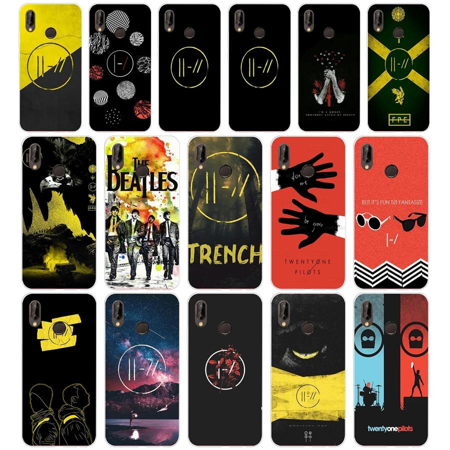 

40AA HyrCase Twenty One Pilots 21 Pilots Silicone TPU Protective Cover Phone Case On For Huawei P20 30 Pro Lite Case Soft