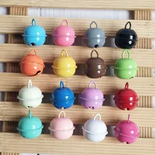 Hot 10pcs Colorful Metal Jingle Bells Decorations Christmas Tree Decoration Pet Pendants Key DIY Crafts Handmade Accessories