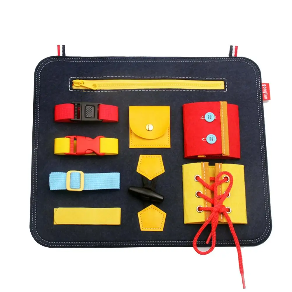 

Toddler Busy Board Basic Skills Learning Activity Board Educational Learning Toys For Children