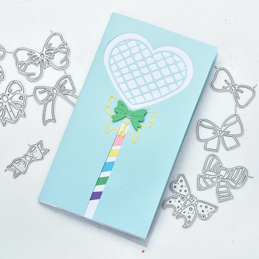 

Naifumodo Bow Dies Metal Cutting Dies for Card Making Scrapbooking Embossing Cuts Paper Decor Stencil Craft New 2019 for Dies