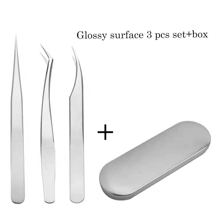 Custom Eyelash Tweezers Anti-static Pincet Eyelash Extension Tweezer 100% Closure Makeup Tool for Classic Easy Fan Russian Lash 3