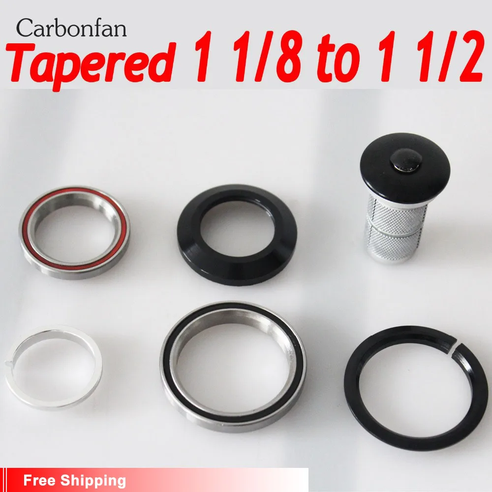 

Carbonfan Free Shipping Expander Cap Neco Headset 1-1/8'' to 1-1/2" 1.5" Integrated for Road Fork Carbon Road Bike Steerer Tube
