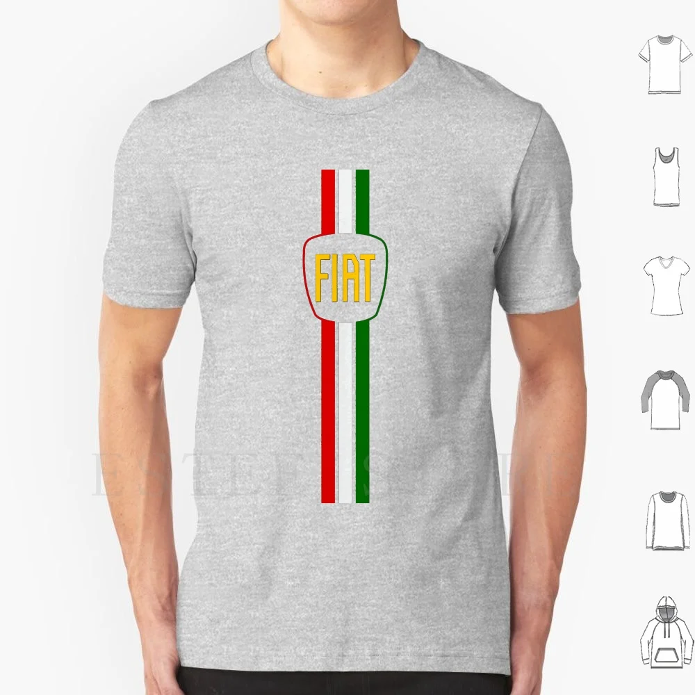 Fiat T Shirt Stampa Cotone Abarth Abarth 500 124 Fiat 500 Fiat 600 Fiat Punto Fiat 124 124 Abarth Italy Racing Speed Rally