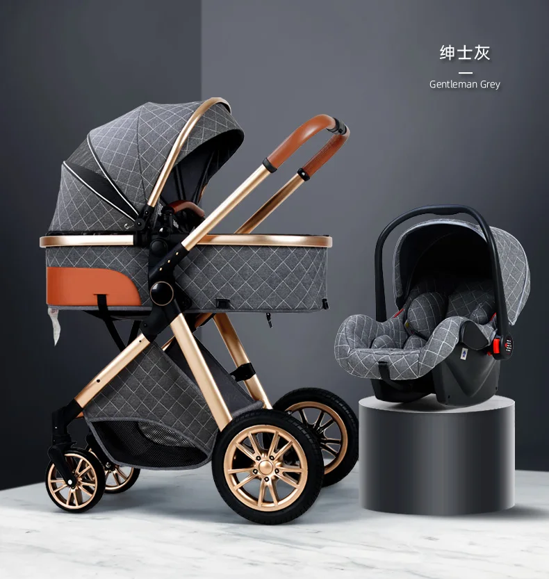 Luxtury Baby Stroller 3 IN 1 With Car Seat Comfort Newborn Baby Carriage High Landscape Hot Mom Stroller Travel System 17 Hbd58e91437a3476a91dd73a0e3df96c4d