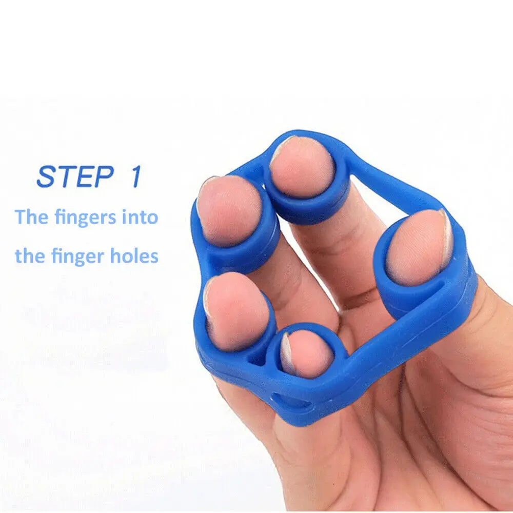 3PCS Silicone Finger Puller Hand Grip Forearm Exerciser Finger Toy Forearm Trainer Pull Trainer Finger Exerciser Tool Finger Pow
