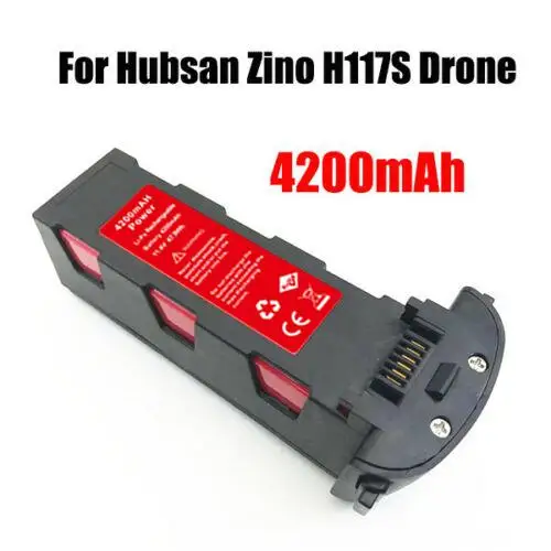 Литий полимерный аккумулятор BEESCLOVER 11 4 в 4200 мАч для Hubsan Zino H117S Pro батарея дрона