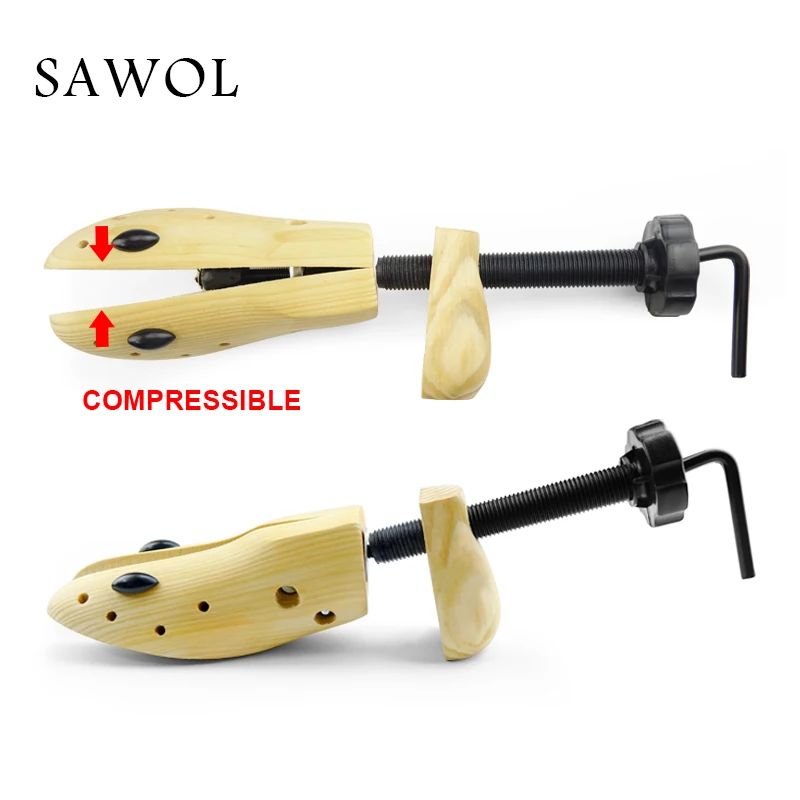 Дерево для обуви 1 пара деревянных мужчин и женщин расширитель растяжки