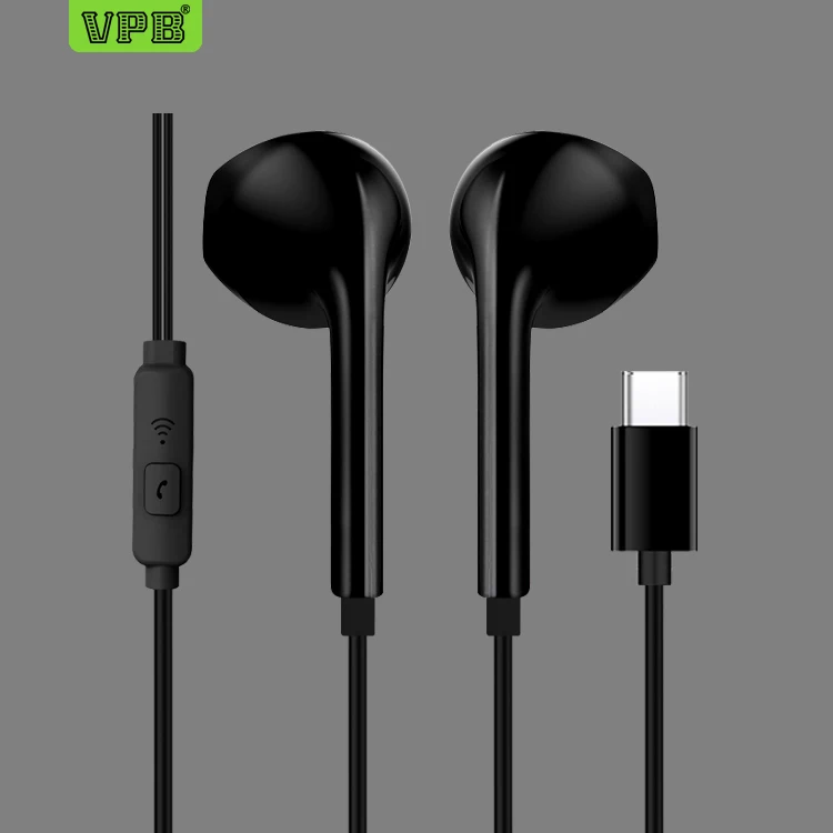 VPB USB Type-C Earphones Wired Control With Microphone Type C headset USB-C Earbuds For LeEco Le 2 / Max/ Pro for Xiaomi - ANKUX Tech Co., Ltd
