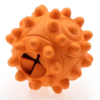 

Pet Dog Toy Ball Educational Leakage Tableware Resistance Bite Molar Dog Toy Rubber Pet Food Dropping Ball