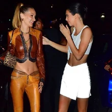 ^^Best Offers 	Linglewei 2019 Street fashion brand reflective skirt night club style irregular skirt	