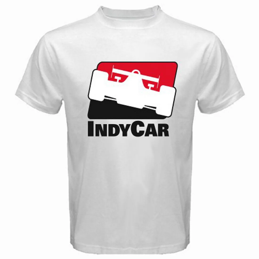 Indycar indy racing league logotipo indianapolis masculino branco topos