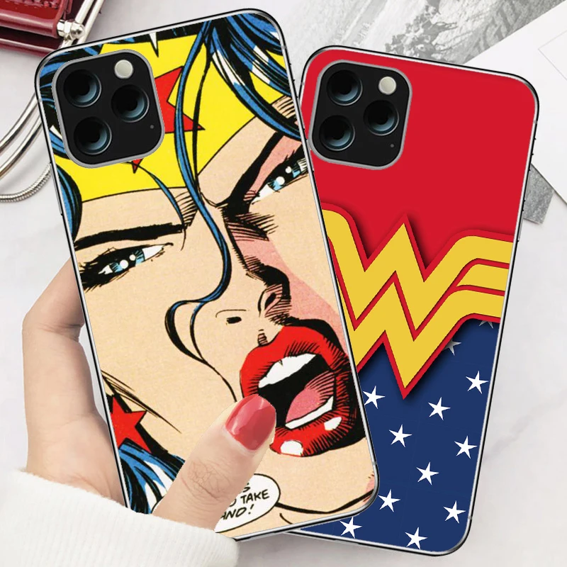 Чехол Marvel Diana Prince Wonder Woman для Funda iPhone 11 Pro 5S 6 6S 7 8 Plus X XS Max мягкий чехол из ТПУ | Сумки для телефона -10000129846257