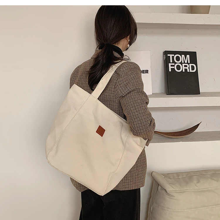 Bolsas de Grande Bolsa de Ombro Design Capacidade Nova Moda Lona Estudantes Universitários Classe Portátil Bolsala Largura: 41cm 2021 2 Design bolsas de grande capacidade 2021 nova