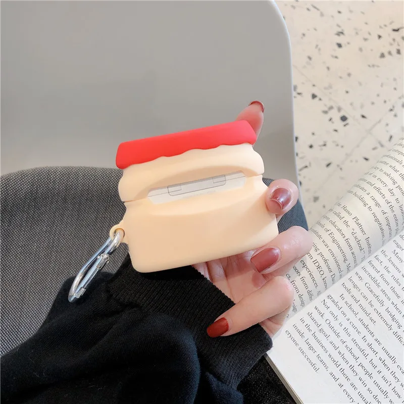 Милый молочной кислоты бактерии напиток для Apple Airpods Pro чехол Роскошный силиконовый Bluetooth наушники крышка мультфильм для Air pods 2/1/Pro