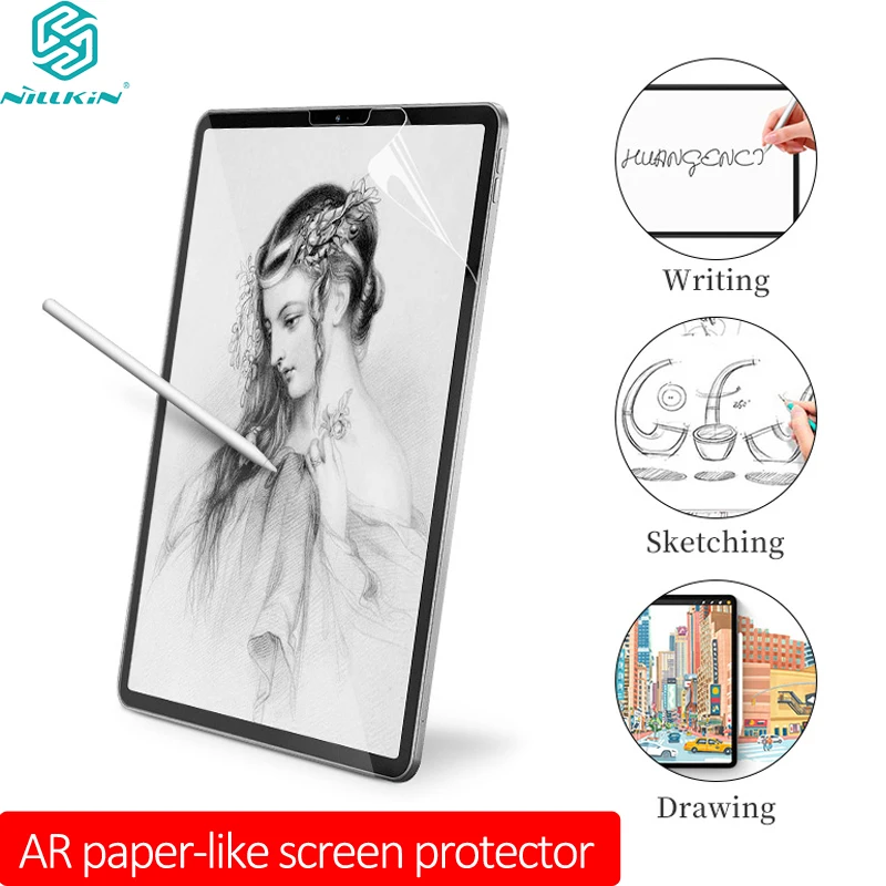 

For iPad Pro 11 12.9 NILLKIN AR Paper-like Full Cover Matte Paper Texture Sketch Film for iPad 9.7 2017 2018 Screen Protector