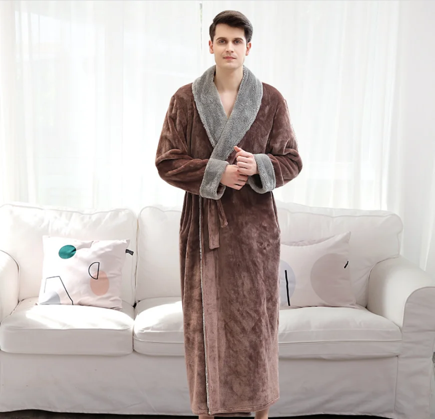 knee length dresses for ladies Women's Merino Wool Thermal Dressing Gown