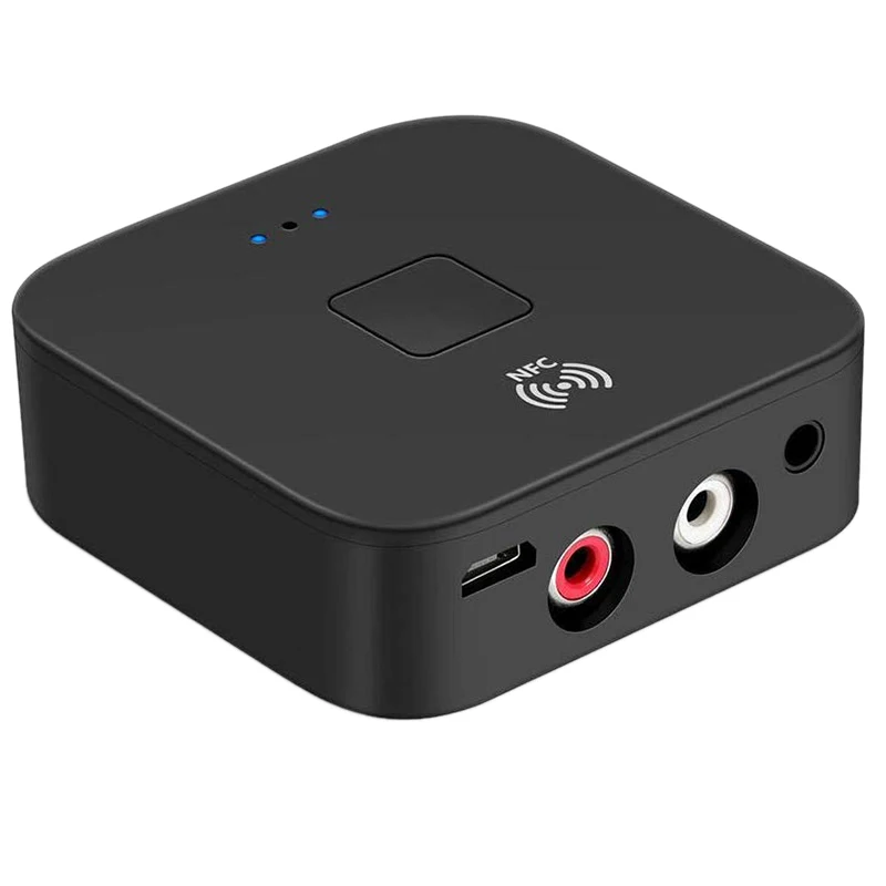 

Bluetooth 5.0 Receiver APTX LL 3.5mm AUX RCA Jack Wireless Adapter Auto On/OFF with Mic Bluetooth 5.0 4.2 Car Audio Receiver