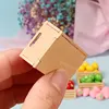 1Pc Mini Wooden Frame Fruit Basket Dolls Furniture For Barbie House 1/6 1/12 Miniature DollHouse Accessories Toy Ob11 Bjd Decor 3